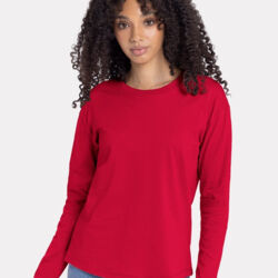 Women's Cotton Relaxed Long Sleeve T-Shirt Thumbnail