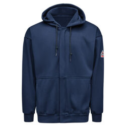 Men's Tall Full-Zip Fleece Hooded Sweatshirt Thumbnail