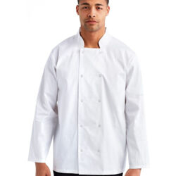 Unisex Ten Studded Front Chef Coat Thumbnail