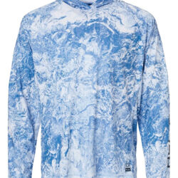Men's Pursuit Mossy Oak Printed Hooded Long Sleeve T-Shirt Thumbnail