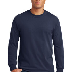 Heavy Cotton 100% Cotton Long Sleeve T Shirt Thumbnail