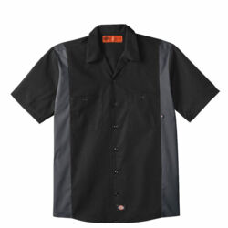 Men's Industrial Colorblocked Short Sleeve Shirt Thumbnail