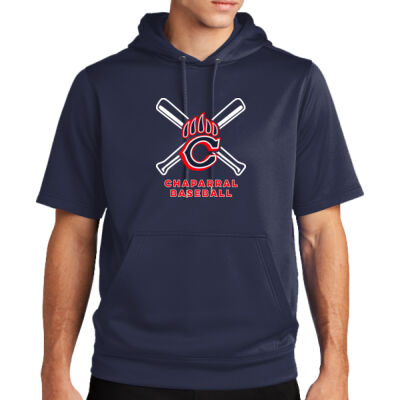Chap Baseball Bats - Sport Wick ® Fleece Short Sleeve Hooded Pullover Thumbnail
