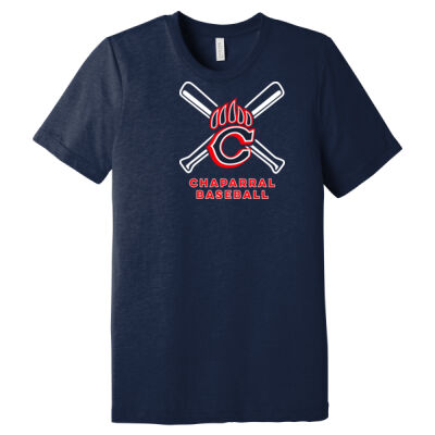Chap Baseball Bats - Unisex Triblend Short Sleeve Tee Thumbnail