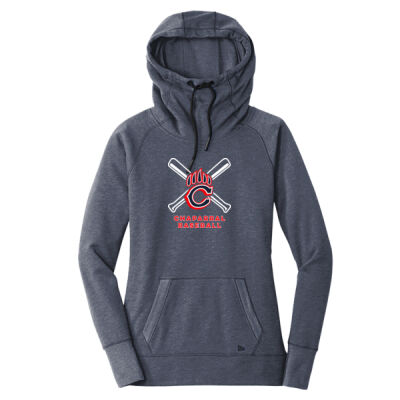 Chap Baseball Bats - Ladies Tri Blend Fleece Pullover Hoodie Thumbnail