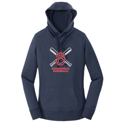 Chap Baseball Bats - Ladies French Terry Pullover Hoodie Thumbnail