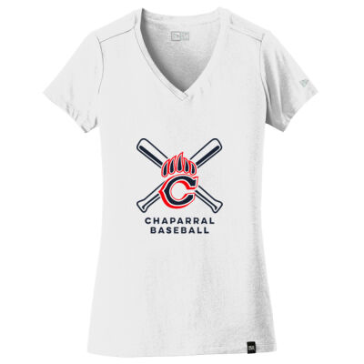 Chap Baseball - Ladies Heritage Blend V Neck Tee Thumbnail