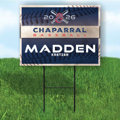 Chap Baseball Yard Sign Thumbnail